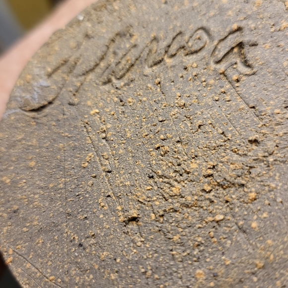 Signed Wabisabi Studio Ceramic Mid-century Modern Vase 6.5" - Picture 9 of 9